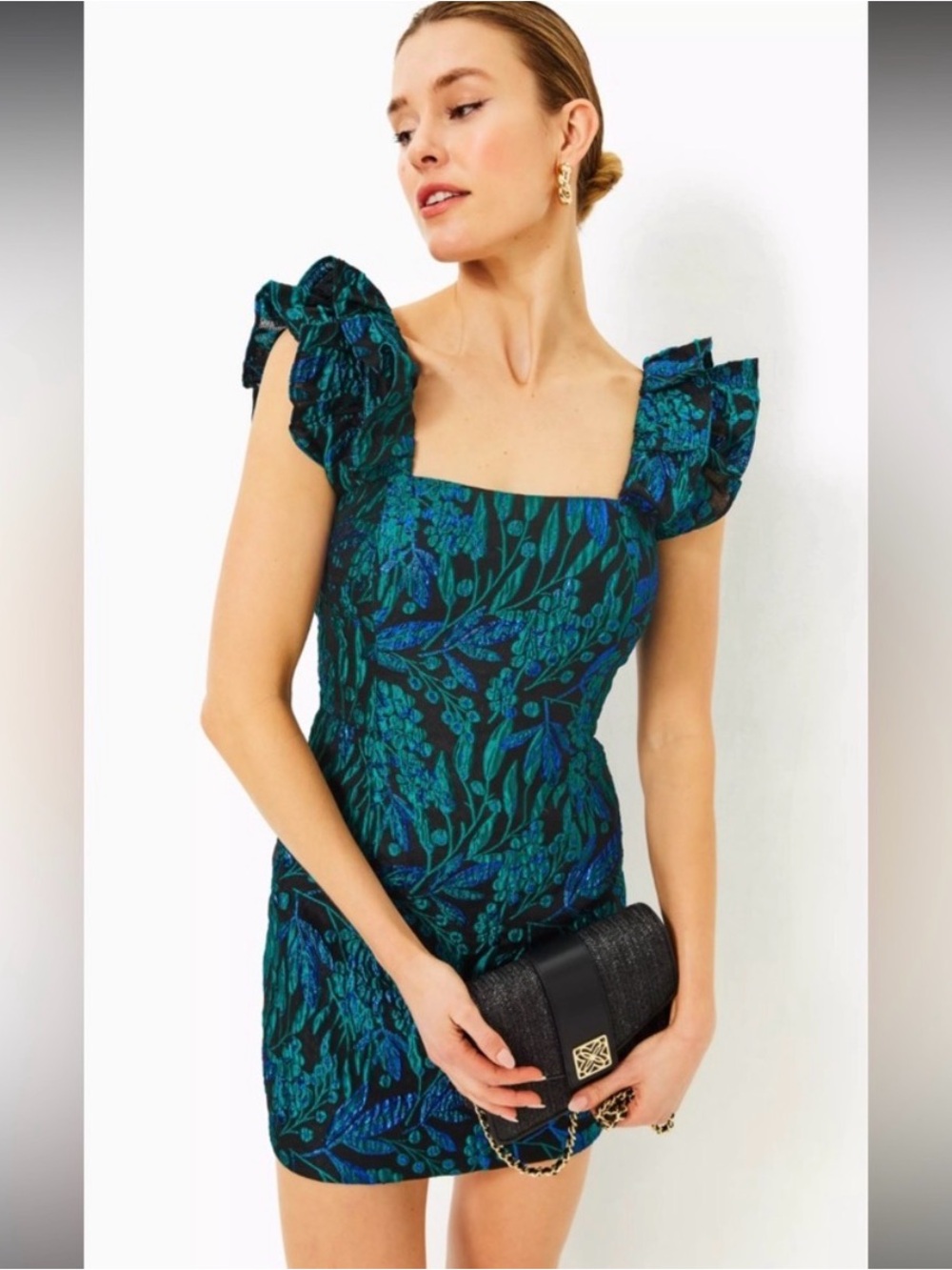 NAT Lilly Pulitzer Lolina Brocade Romper